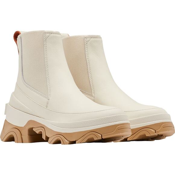 Sorel Brex Chelsea Boot in Natural/Sea Salt Waterproof Lug Sole Size 9.5 NWT - Picture 1 of 16